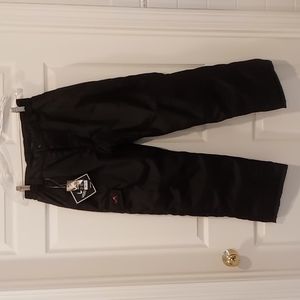 Verticle 9 Girls black snow pants new with tags size 16